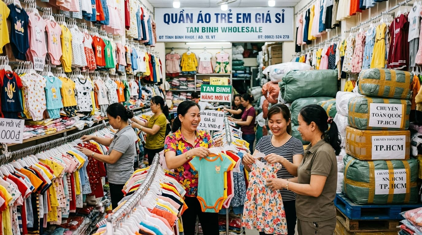 Đóng Kiện Giao Chành Xe Sỉ Quần Áo Trẻ Em Giá Rẻ Toàn Quốc - Kho Chị Mỹ